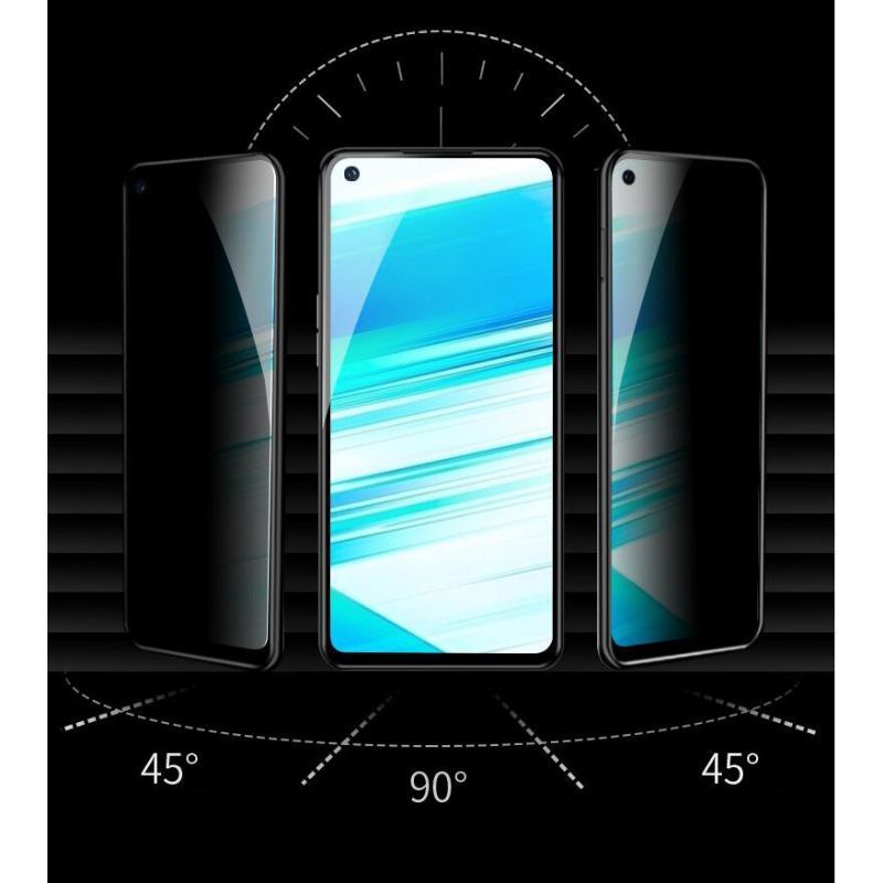 Tempered Glass Anti Spy Redmi 4A 4X 5A 6 6A 7 7A A1 A1+ Mi 11i Mi 11T Mi 11T Pro Anti Gores Anti Spy Full Layar