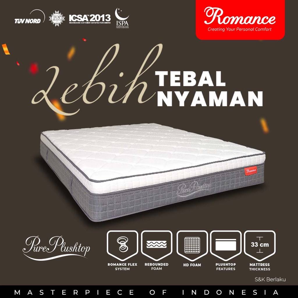 Romance - Romance Series Kasur Springbed Pure Plushtop