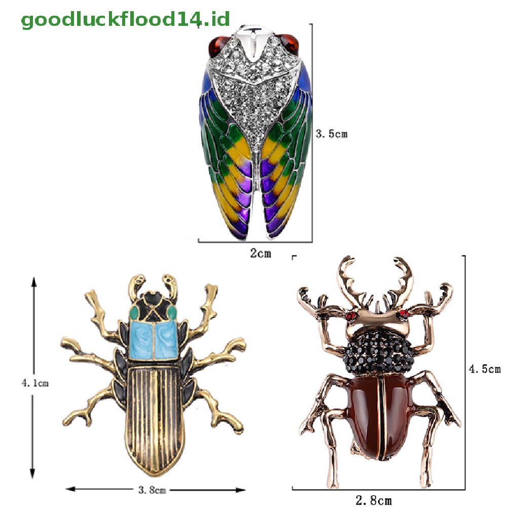 [GOOGFOUR] Enamel Hewan Serangga Lebah Berlian Imitasi Kristal Bros Pin Buket Pin Perhiasan Hadiah [TOP]