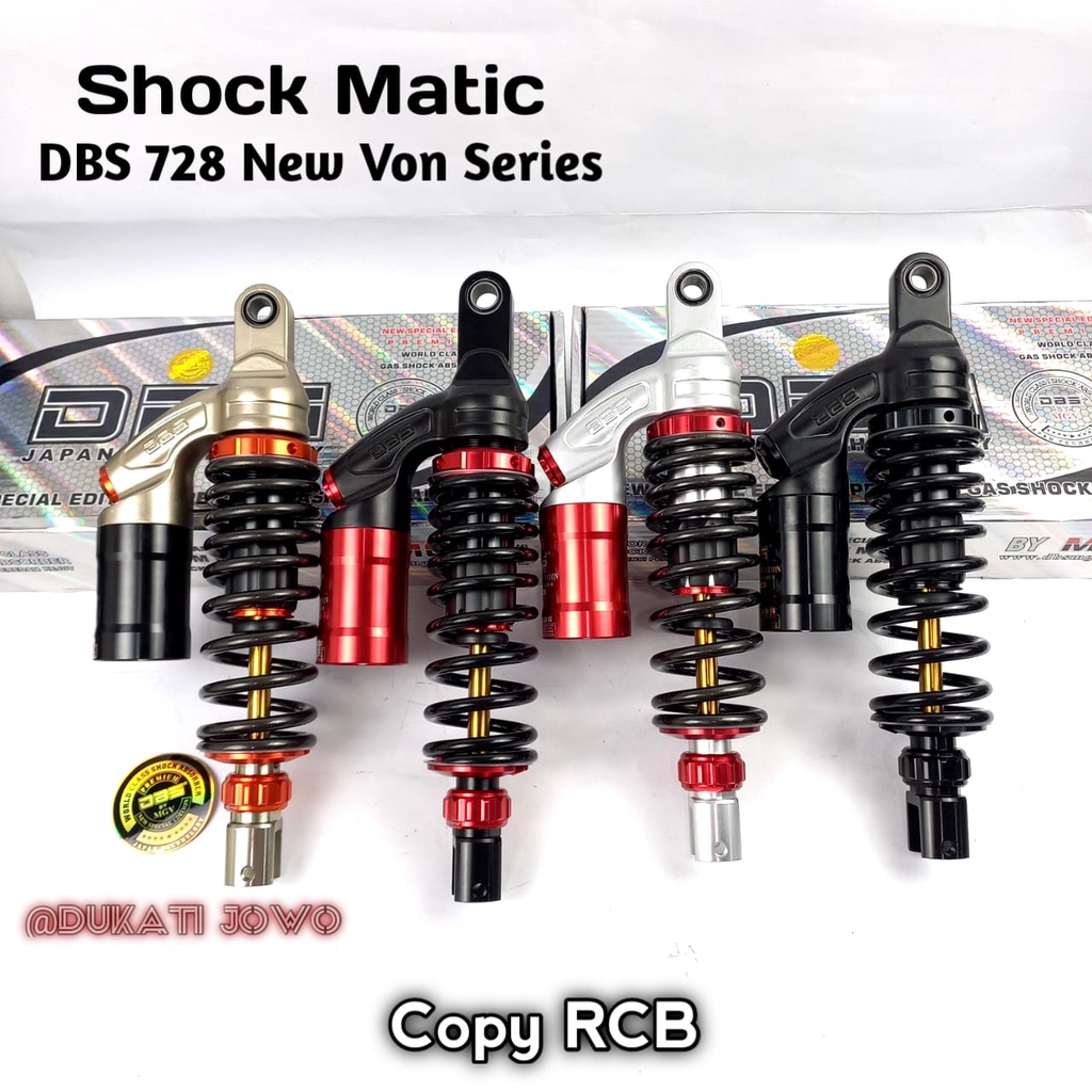 Shock Tabung Matic DBS GP 612 Premium Double Click Shockbreaker 310 mm 330 mm Matic Beat Mio Vario Scoopy