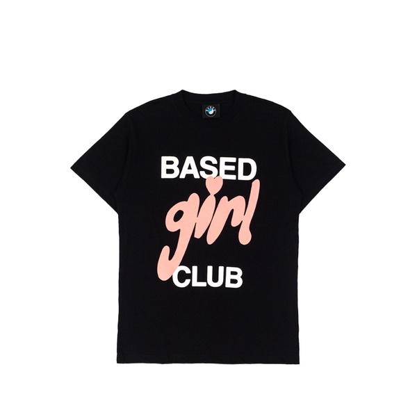 Based Club Girl Black Tshirt