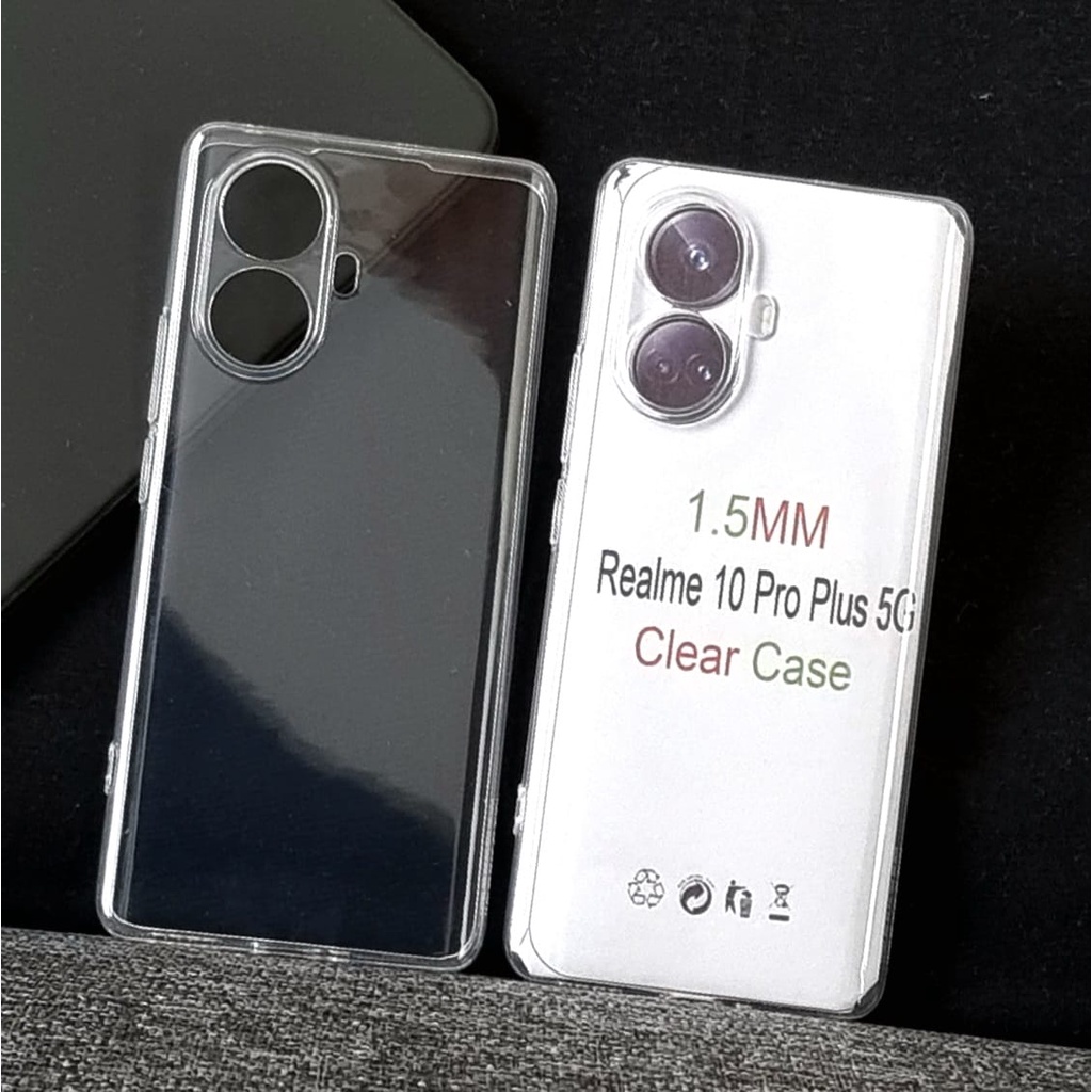 Clear Case Realme C30S/C55/C33/C30 2022/10/10 Pro 5G/10 Pro Plus 5G  Softcase Bening Transparant