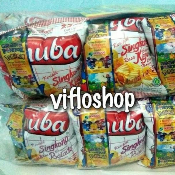 

Super Promo.. Keripik Singkong Chuba Balado/ Keju/ Krikong / Corn Chips (20 x 16 gram) 45