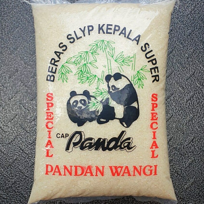 

BERAS PANDAN WANGI - CAP PANDA - KEMASAN 5KG - 5 LITER