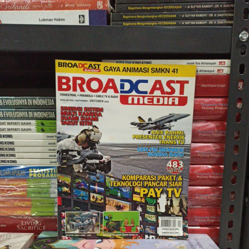 MAJALAH ORIGINAL BROADCAST MEDIA EDISI 04/Thn.I/September - Oktober 2008 Bekas
