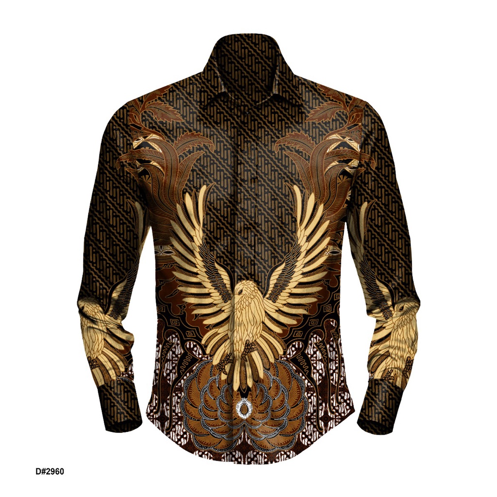 Kain Batik Tulis / Kemeja Batik Tulis / Pola Baju Batik - 2960