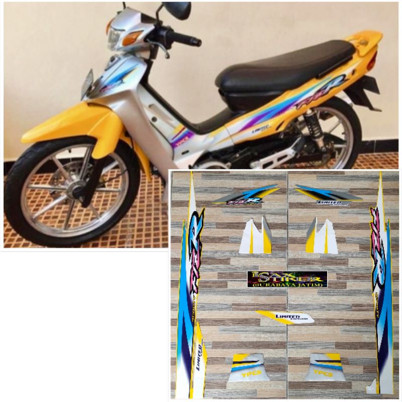 striping original Yamaha F1ZR limited edition kuning silver