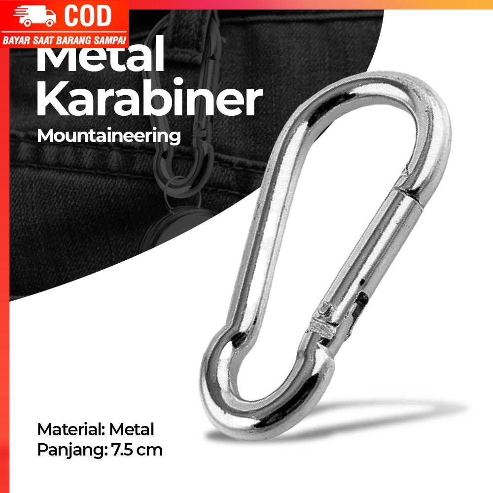 ( 100% BARANG ORI ) GYMTOP Metal Karabiner Mountaineering - 698