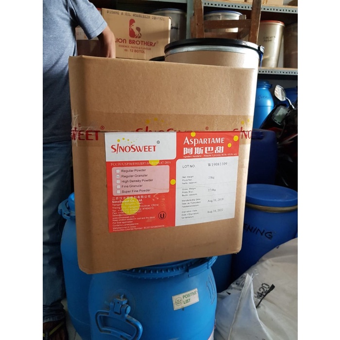 

PEMANIS MAKANAN & MINUMAN ASPARTAME GRANULAR SINOSWEET EX. RRT 1KG