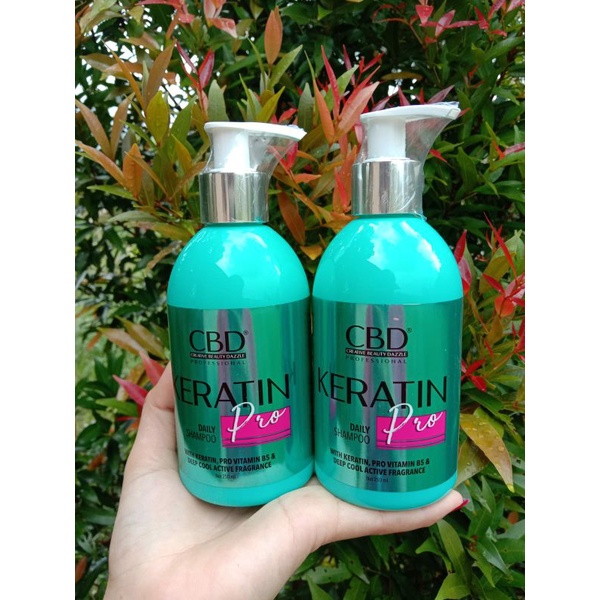 CBD KERATIN PRO SHAMPOO &amp; KONDISIONER 250 ML // SHAMPO COLOR SHIELD // SHAMPO COLLAGEN REPAIR