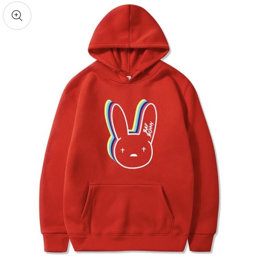 Bad Bunny Jumper Hoodie II Sweater Hoodie Trendy II Sweter Oblong Topi Sz M - XL Anak &amp; Dewasa ( Pria &amp; Wanita )