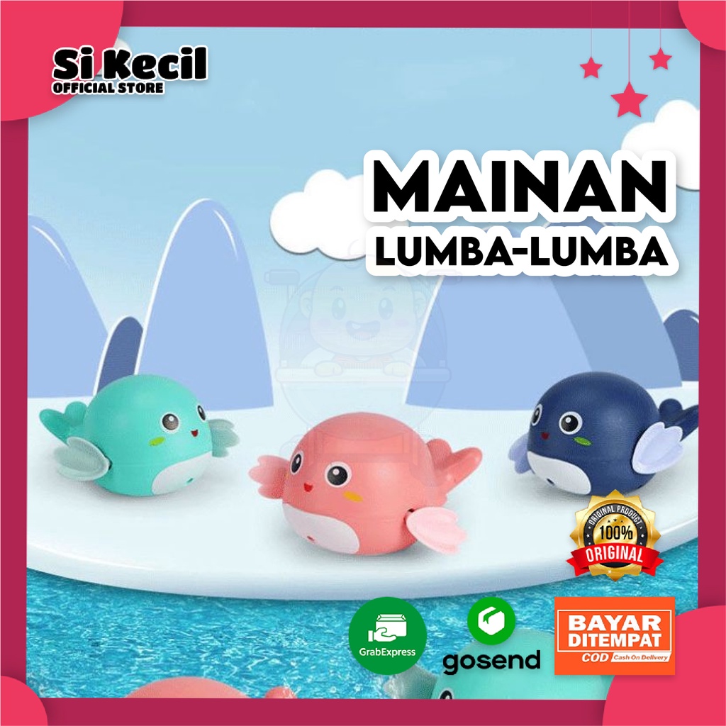 Mainan Mandi Anak Bayi Lumba Lumba | Mainan Putar Air | Mainan Mandi Air Anak | Mainan Berenang Perl