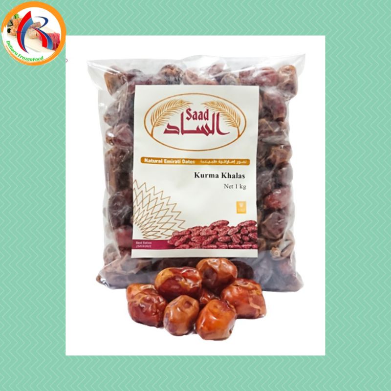 

Kurma Khalas 1kg || Kurma Khalas Saad