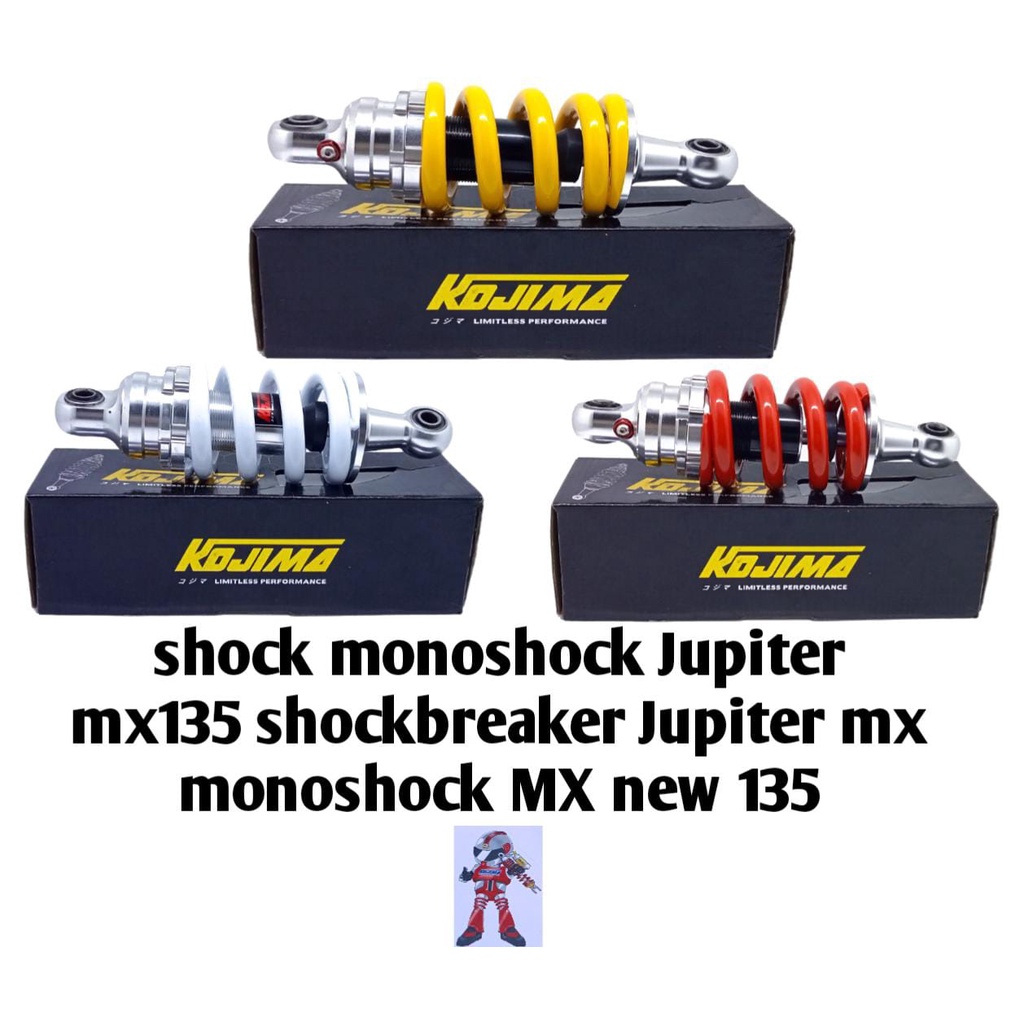 shock monoshock jupiter mx135 shock breaker jupiter mx monoshock mx new 135