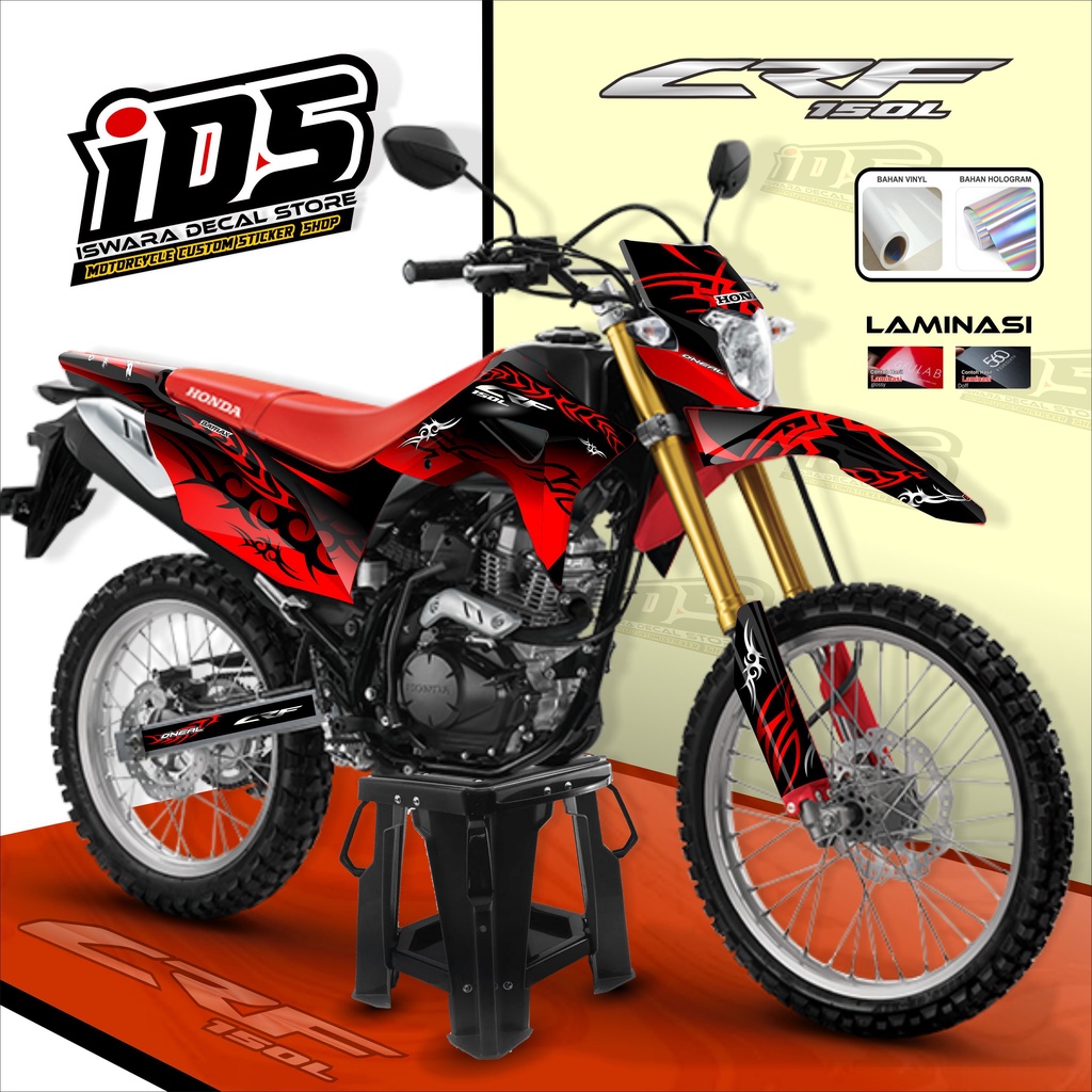 Decal CRF 150 L Full Body Stiker CRF 150L Full Body Dekal CRF 150L Triball