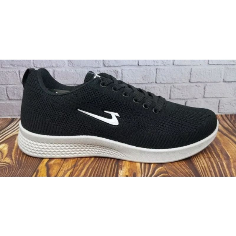 SEPATU SEKOLAH / SEPATU SNEAKERS HITAM POLOS/ SEPATU SNEAKERS HITAM PUTIH SMP SMA