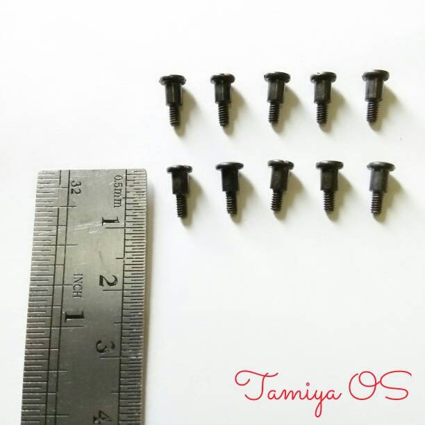 Rep. Tamiya Screw 3 mm for Plastic Roller isi 10 pcs - Baut