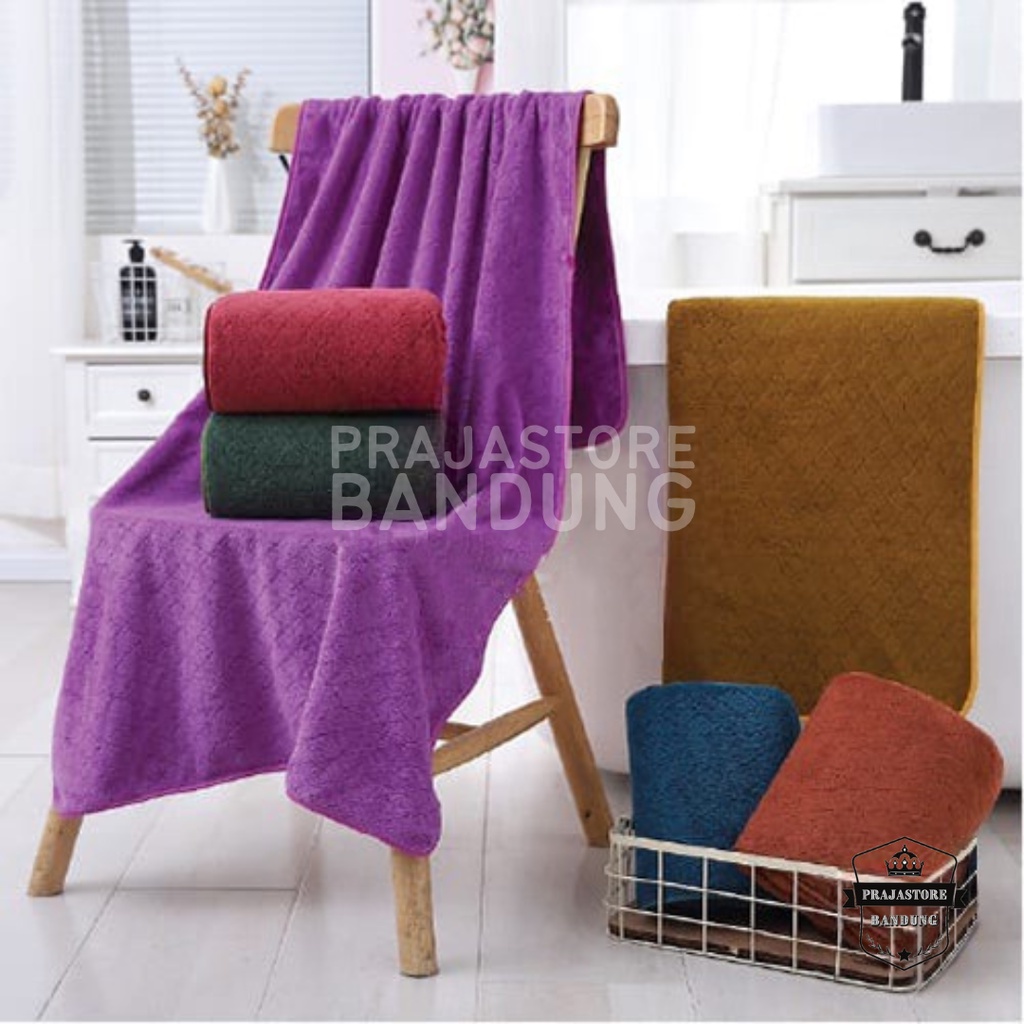 Handuk Mandi Microfiber Dewasa Jumbo Size 70x140 Latief Polos Tebal Lembut Menyerap Air Super Premium Murah Anduk Import Lebar Halus Pria Wanita Yg Nyerap Dan Serap Haduk Ukran Besar Hanuk Impor Cowok Cewek Towel Grosir Cuci Gudang Termurah Terlaris