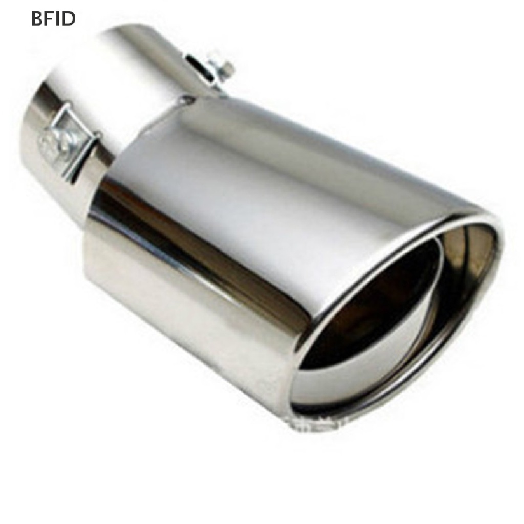 [BFID] Pipa Tip Knalpot Knalpot Ekor Knalpot Mobil Universal Bulat Bengkok Stainless Steel Chrome [ID]