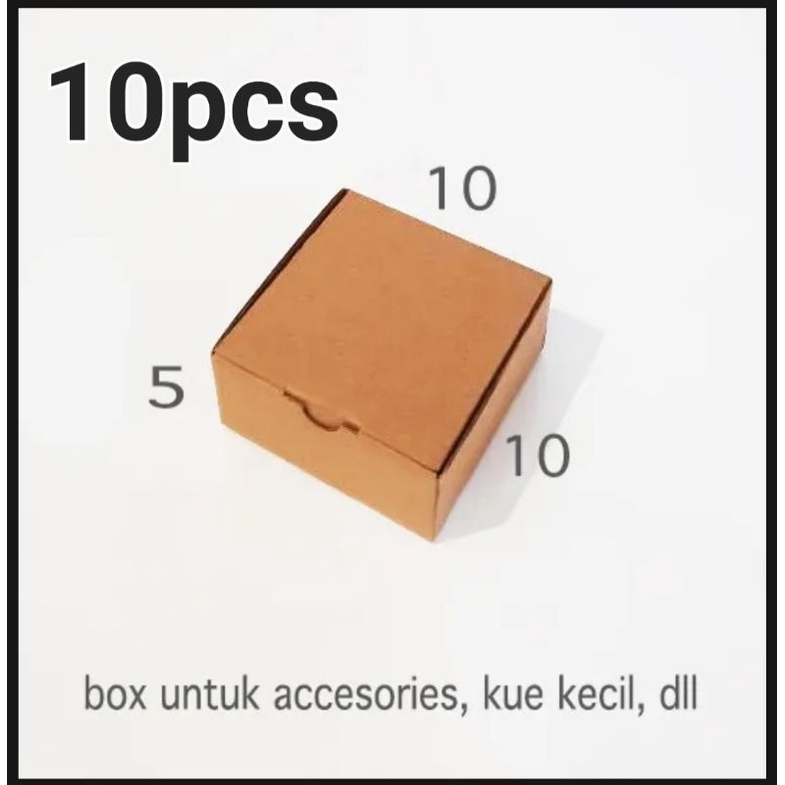 

Kardus Kue/Asesoris 10x10x5 10pcs