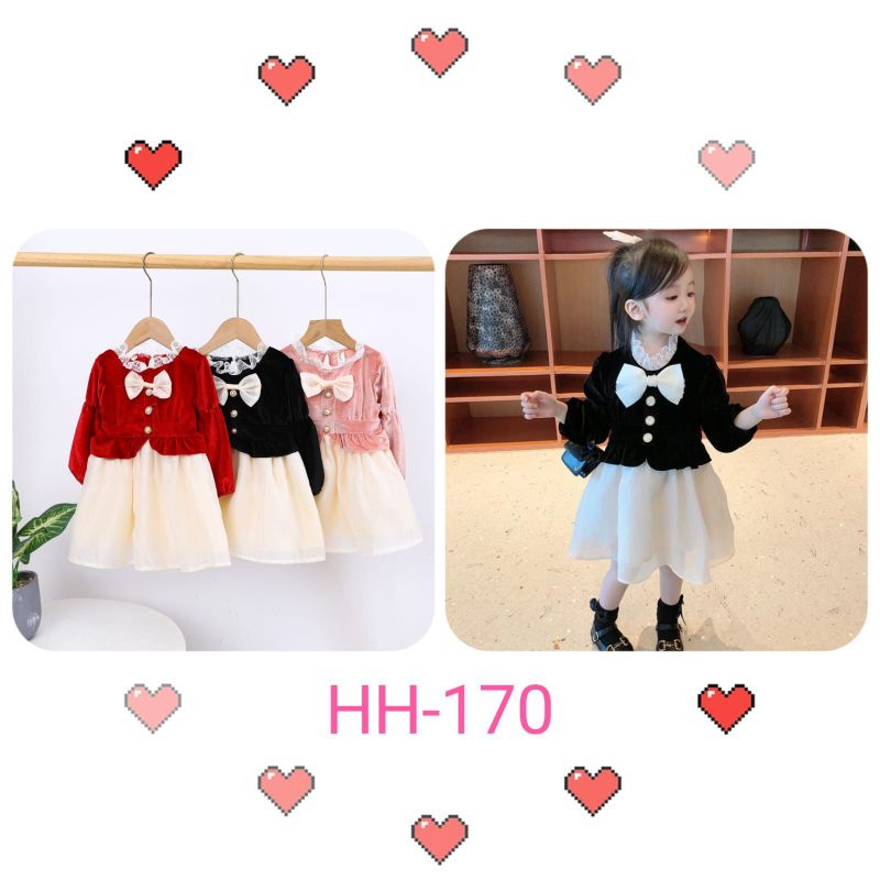 dress bludru anak import