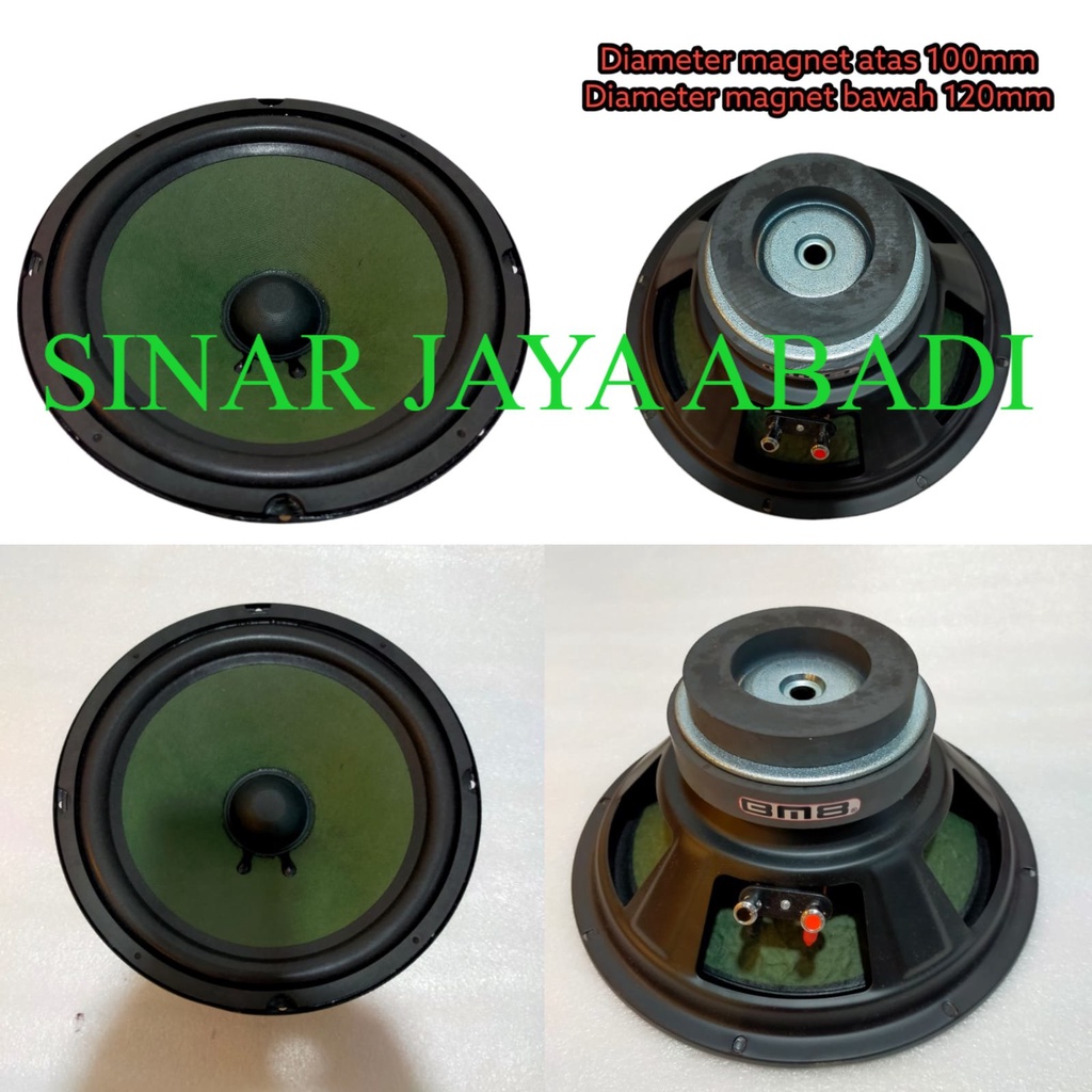 SUBWOOFER KOMPONEN SPEAKER KARAOKE BM8 10 INCH SPEAKER PASIF