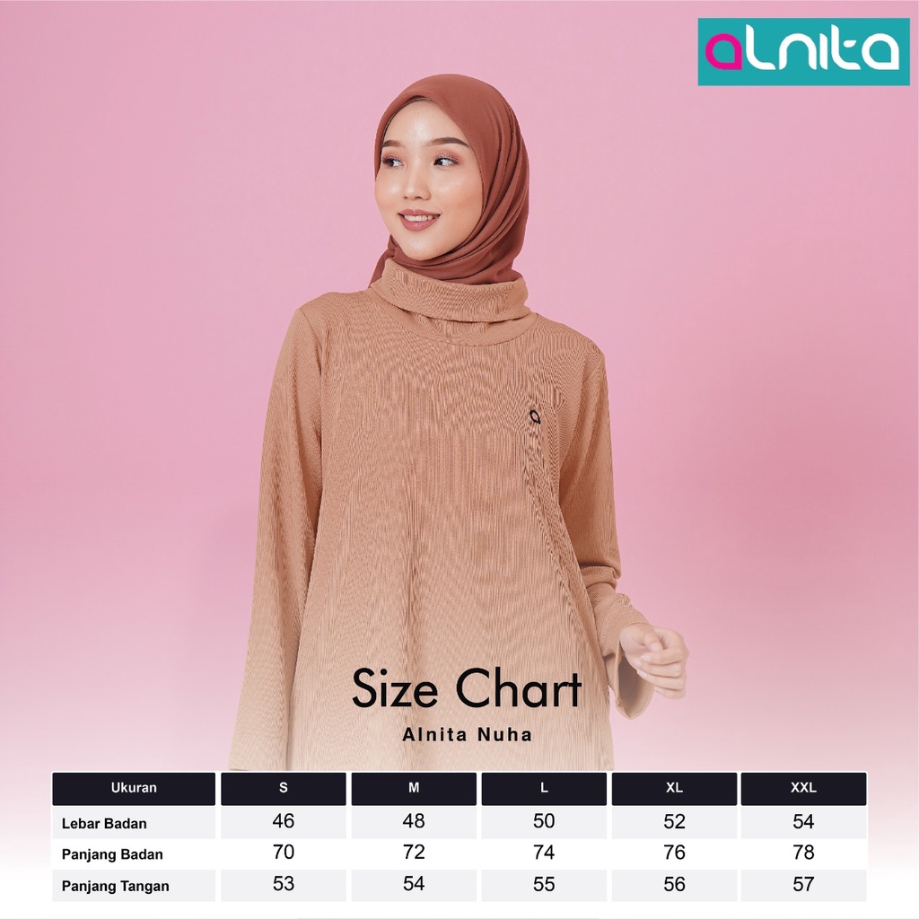 Alnita Nuha Atasan Bahan Hoka Atasan Trendi Fashion Wanita by Alnita Bisa COD