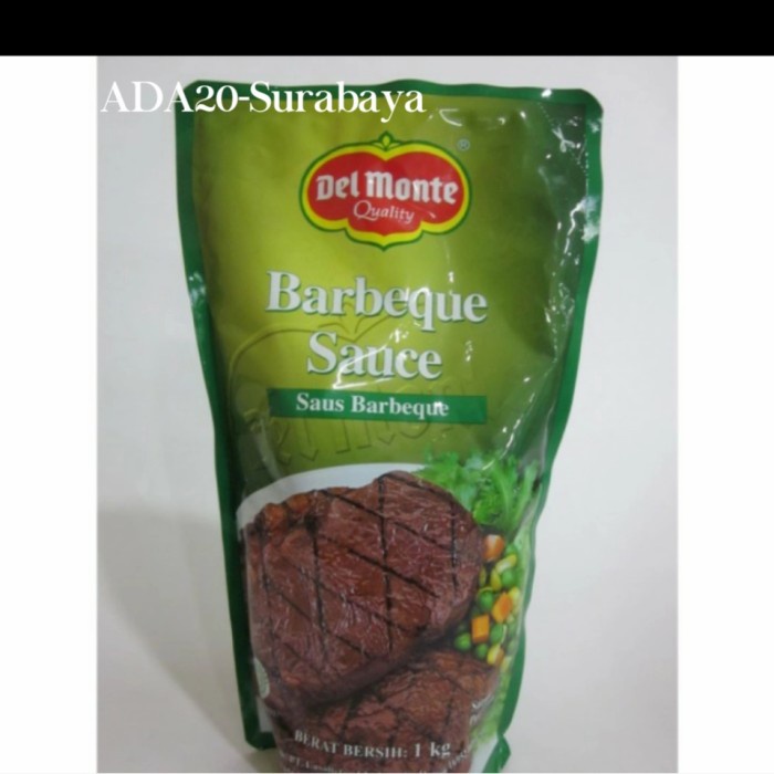 

Ready stock] Delmonte Barbeque Sauce 1 kg - Saus barbeque - bumbu masak Promo