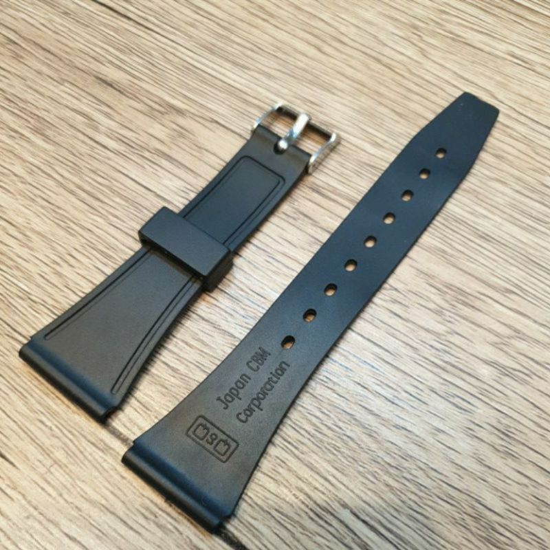 Strap tali rubber keret 12MM Casio 12 MM Q&amp;Q