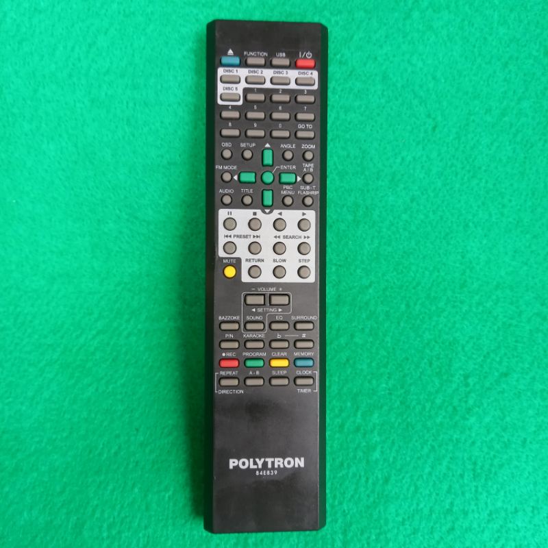 Remote DVD COMPO POLYTRON Original Asli . 84E839 .