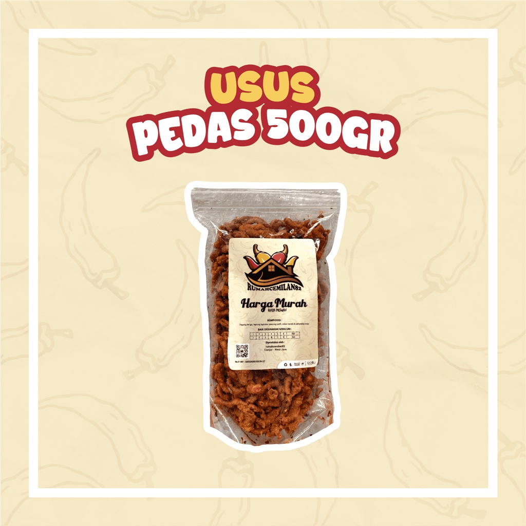 

USUS CRISPY PEDAS 500 GR