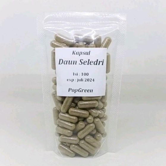 Kapsul Daun Seledri/Kapsul Seledri Isi 100 Kapsul