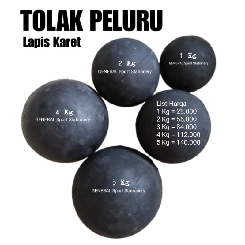 Bola Tolak Peluru 5 Kg Olahraga
