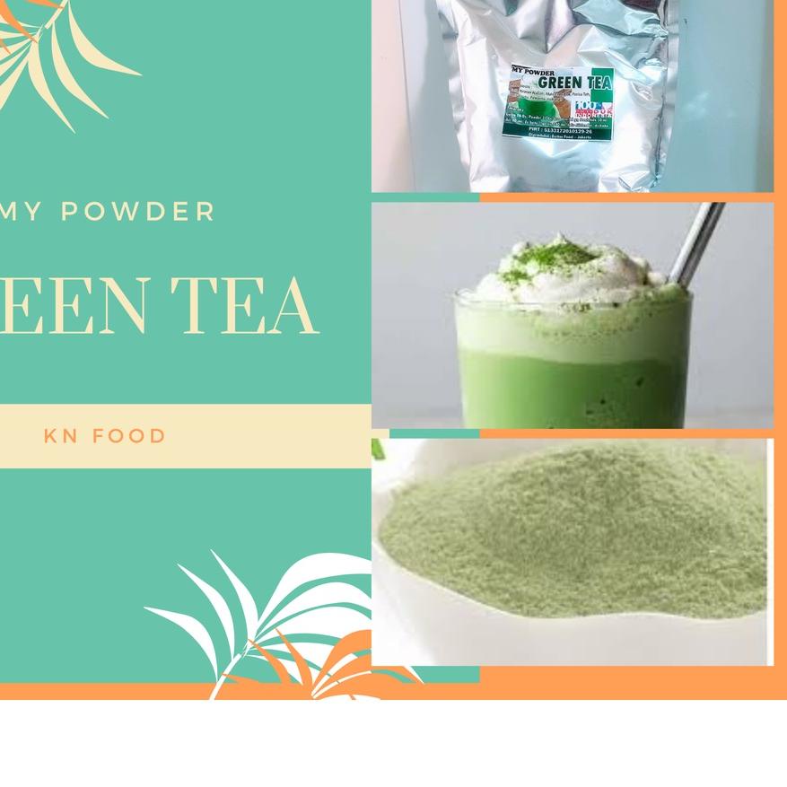 

Discount[TD4]-Powder Green Tea Regular 1kg - Powder minuman rasa Green Tea kemasan 1kg