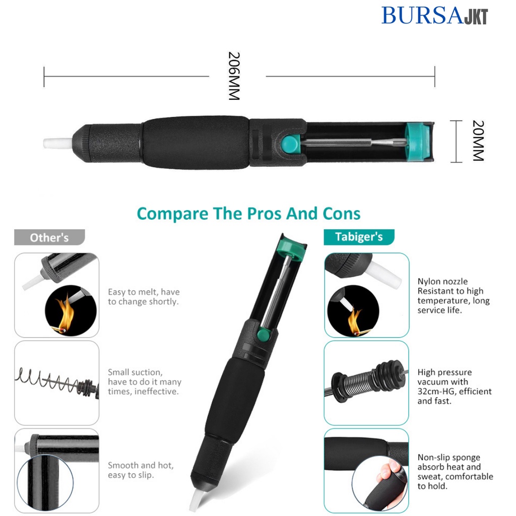 ALAT POMPA PENYEDOT TIMAH DESOLDERING PUMP SOLDER SUCKER