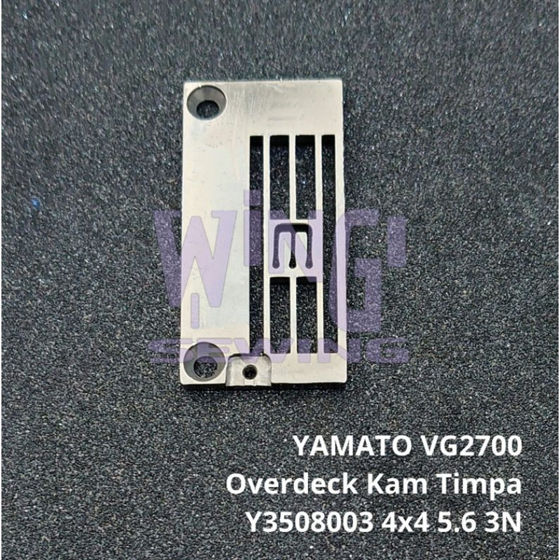 Y3508003 YAMATO VG2700 4x4 5.6MM 3 Jarum Plat Mesin Jahit Overdeck Kam