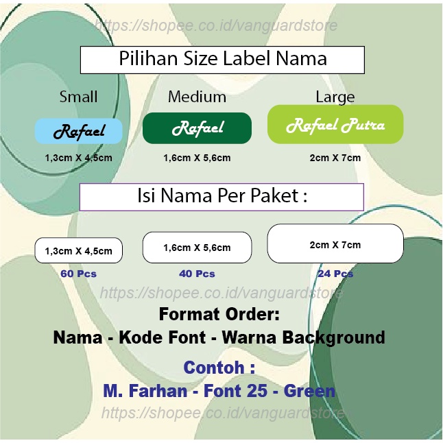 CUSTOM LABEL NAMA SERAGAM ANAK SEKOLAH KAOS STIKER SABLON SETRIKA NAME TAG LAUNDRY PESANTREN