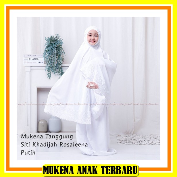 Mukena Anak Perempuan Tanggung Mukenah Remaja 2 In 1 Resleting Viola Pusat Mukena Indonesia - Mukena
