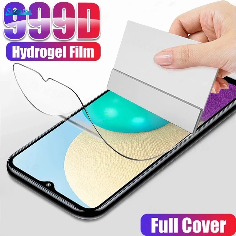 Full Cover Lembut TPU Film Hidrogel Anti Gores Perbaikan Otomatis Bebas Gelembung Pelindung Layar Depan Untuk Samsung Galaxy A04 Series