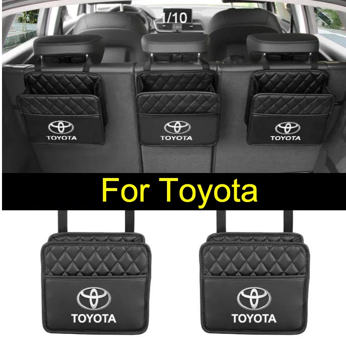 Untuk Toyota Organizer Mobil Multifungsi Tas Gantung Jok Belakang Tengah Penyimpanan Untuk Camry Altis Fortuner CHR Vios Yaris Avanza innova cross