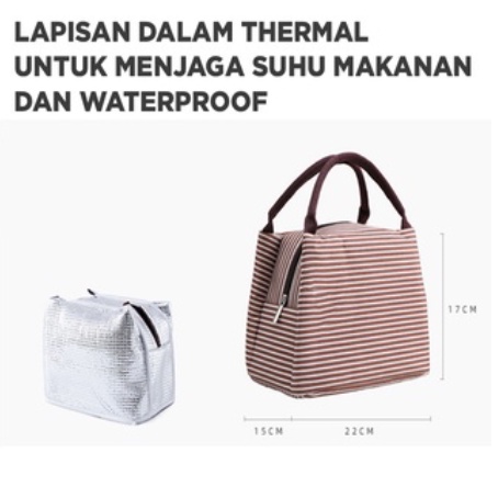 GTE | TAS BEKAL | LUNCH BAG | TAS BEKAL SERBAGUNA |THERMAL BAG | TAS BEKAL MENJAGA SUHU TEMPERATUR | COOLER BAG 2