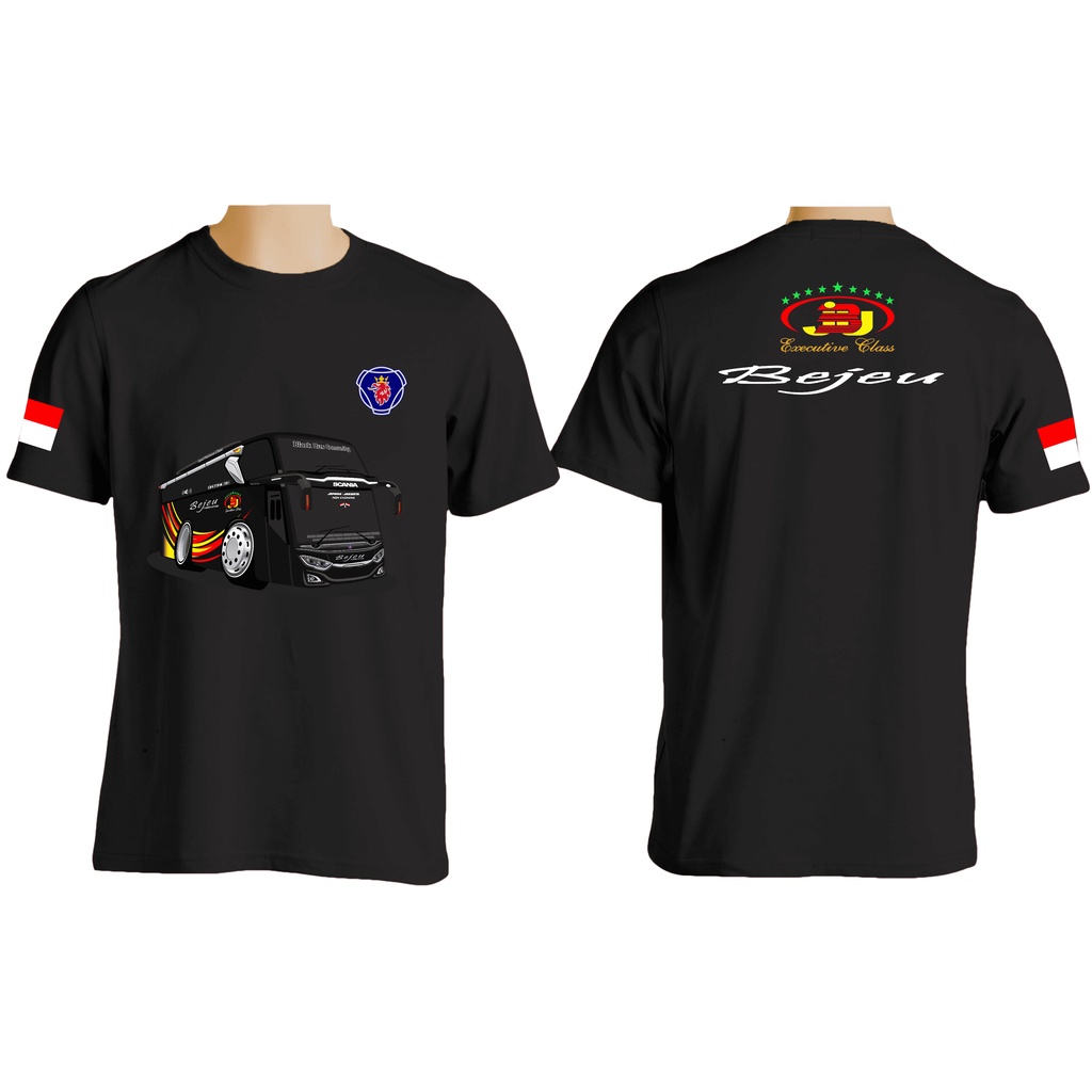 Kaos PO BEJEU Katun Combed 20S Sablon DTF