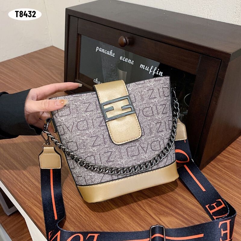 [IMPORT] T8432 - TAS SELEMPANG WANITA FASHION IMPORT - 76BAGSTORE