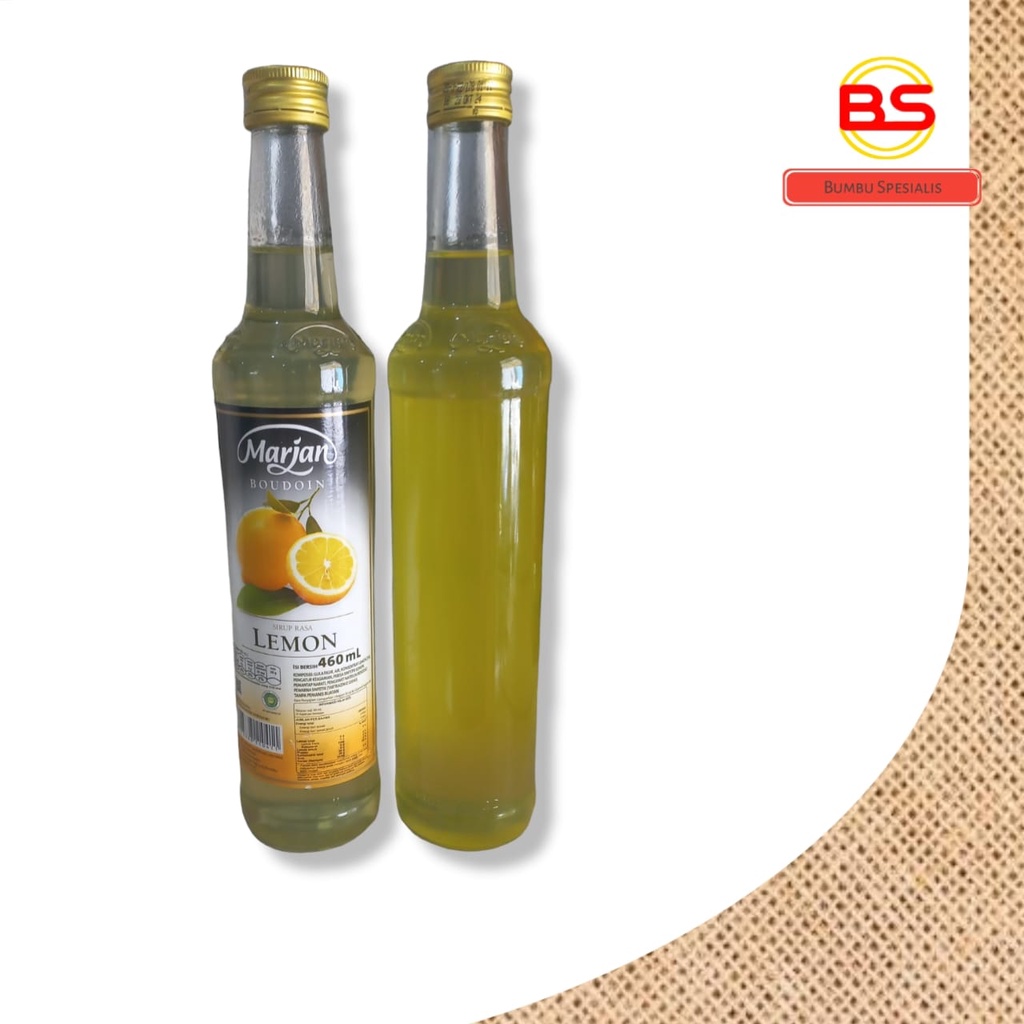 Sirup Marjan Boudoin / Sirup Marjan Rasa Lemon 460ml - HALAL