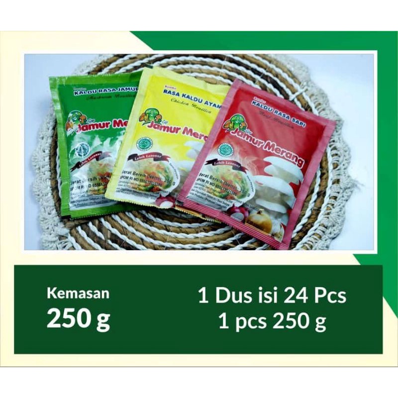 

1 Dus Kemasan 250gr Kaldu Jamur Merang