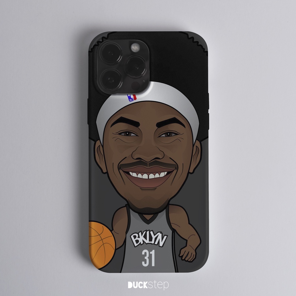 Duckstep Case NBA Jarret Allen Brooklyn Nets Iphone Samsung Oppo Vivo Hardcase Fullbody 3D Premium Q