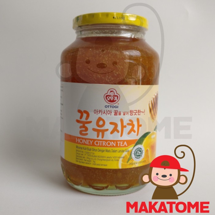 

OTTOGI HONEY CITRON TEA 1KG 1000GR DRINK SYRUP SIRUP KOREA JERUK 1 KG
