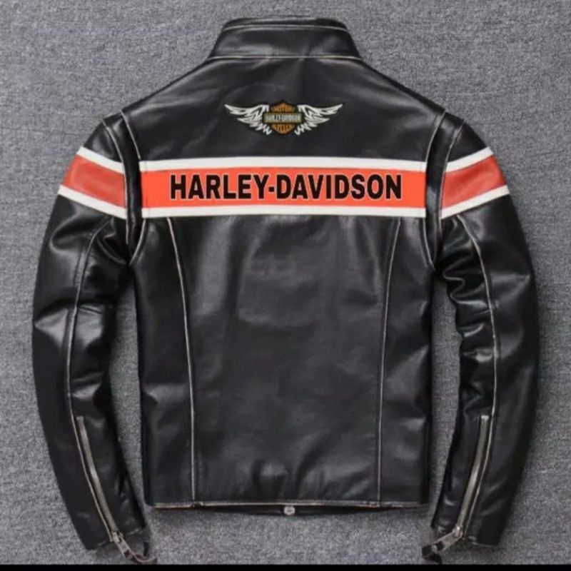 JAKET KULIT HARLEY DAVIDSON,JAKET KULIT PRIA,JAKET TERLARIS