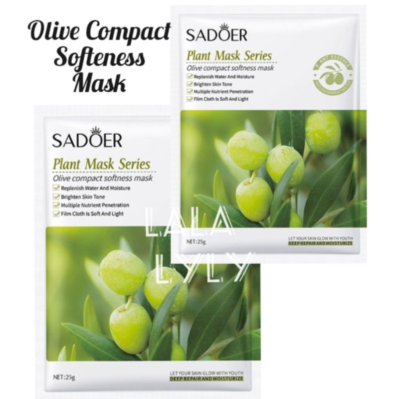 Sheet Mask Masker Wajah Sooting Mask Serum Mask Essense Mask/Olive