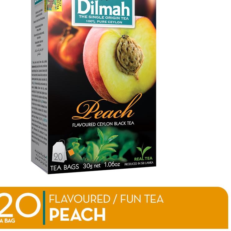 

Sale | KP8 | Dilmah Peach Tea - Teh Celup